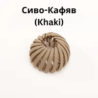 BunFixers щипка за коса сиво-кафява (Khaki) от MamaHacker, аксесоар за прическа, стилна и удобна щипка, ежедневна употреба