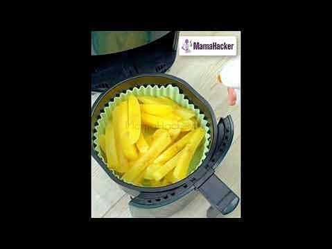 Силиконова форма за печене с нарязани картофи в еър фрайър - кухненски аксесоари на ниски цени, практични и многофункционални. | Поръчай от MamaHacker.bg