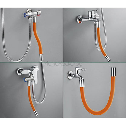 AquaTwist удължител за кранове с иновативен дизайн, гъвкав и удобен, идеален за кухня и баня | Поръчай от MamaHacker.bg