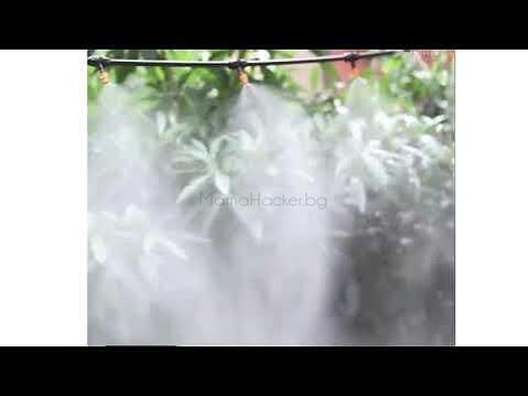 Автоматична поливна система PlantHydrator при работа сред зелени растения – иновация за оптимално напояване и грижа за дома | Поръчай от MamaHacker.bg