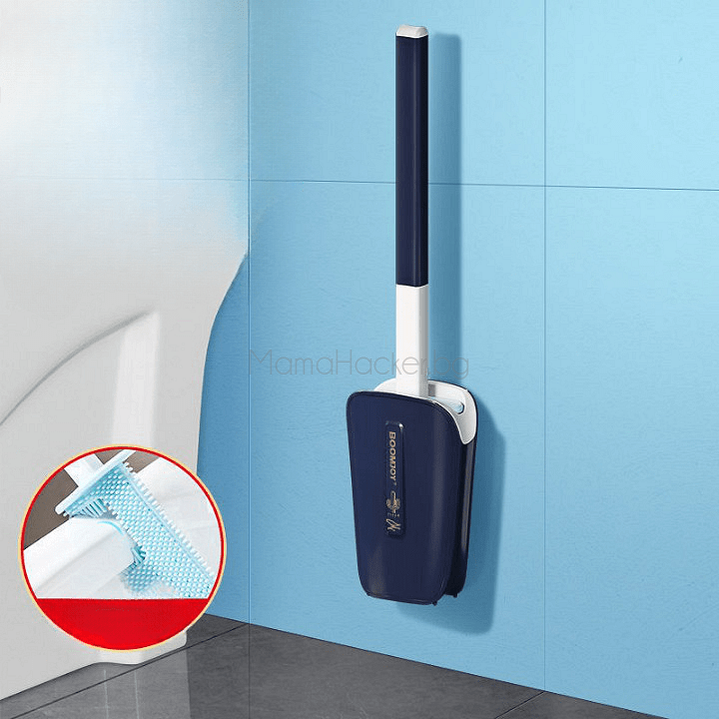 CactusScrub четка за тоалетна - иновативен дизайн, лесно чистене, висококачествени материали, органайзери за баня, аксесоари за дома | Поръчай от MamaHacker.bg