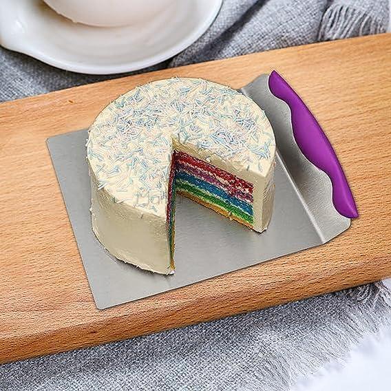 CakeMover - трансферна дъска за торта с многослойна цветна торта, идеална за готвене, кухненски аксесоари, подарък, бърза доставка