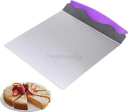 CakeMover - Трансферна дъска за торта, кухненски аксесоар, удобен помощник за прехвърляне на сладкиши и пици, онлайн покупка с ниски цени