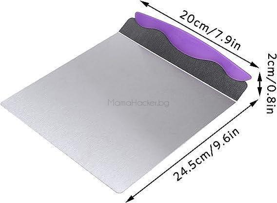 CakeMover - Трансферна дъска за торта с размери 20x24.5 см, удобна за пренасяне на торти и сладкиши | Поръчай от MamaHacker.bg