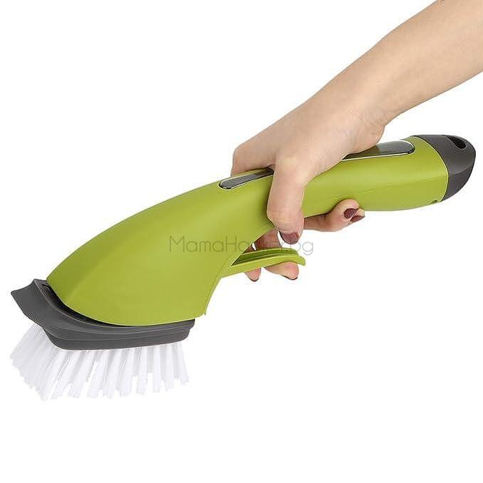 Четка GreenScrub за почистване на тенджери, кухненски аксесоар за ефективно чистене, органайзер за кухня на ниски цени, практичен помощник в кухнята, онлайн пазаруване.