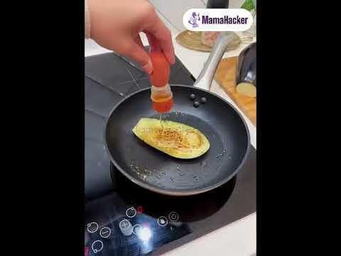 Четка OilBrush за нанасяне на олио върху печени зеленчуци в тиган. Идеално за готвене, аксесоари за кухня, органайзери, цена.