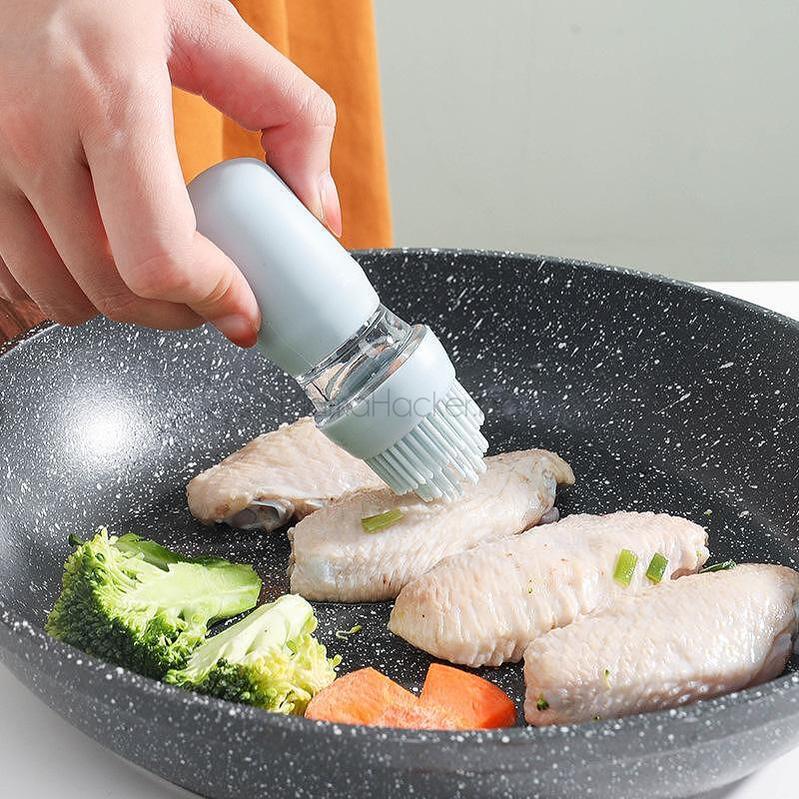 Четка OilBrush за подправки, разнасяне на олио, кухненски аксесоари, готвене, практични помощници в кухнята