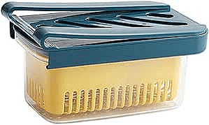 ChillBox - многофункционална кутия за хладилник с дренаж, организатор за храна, съхранение на свежест, кухненски аксесоар, евтини цени