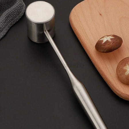 Чук MeatMaster за омекотяване на месо, кухненски аксесоар, устойчив дизайн, 100% неръждаема стомана, практично готвене | Поръчай от MamaHacker.bg