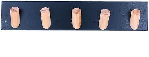 ClothMate - Железен рафт с 5 куки за организация, стилен аксесоар за дома, компактно съхранение, функционални решения, модерни кухненски аксесоари.