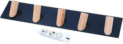 ClothMate - Железен Рафт с 5 куки за кухня, аксесоари, практично решение, организиране, стилна организация