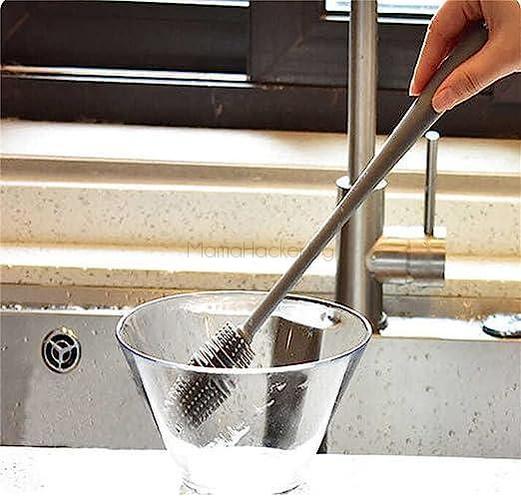 Четка CupCleaner за ефективно почистване на чаши и бутилки, кухненски аксесоар, удобна и ефикасна | Поръчай от MamaHacker.bg