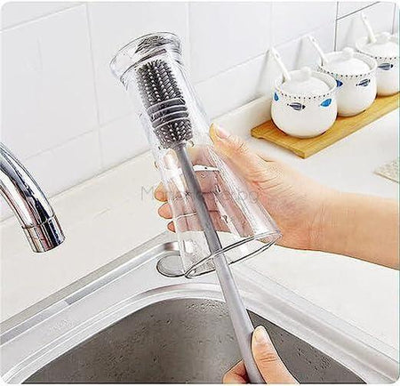 CupCleaner – иновативна четка за чаши и бутилки с комфортен дизайн, идеален кухненски аксесоар за лесно чистене.