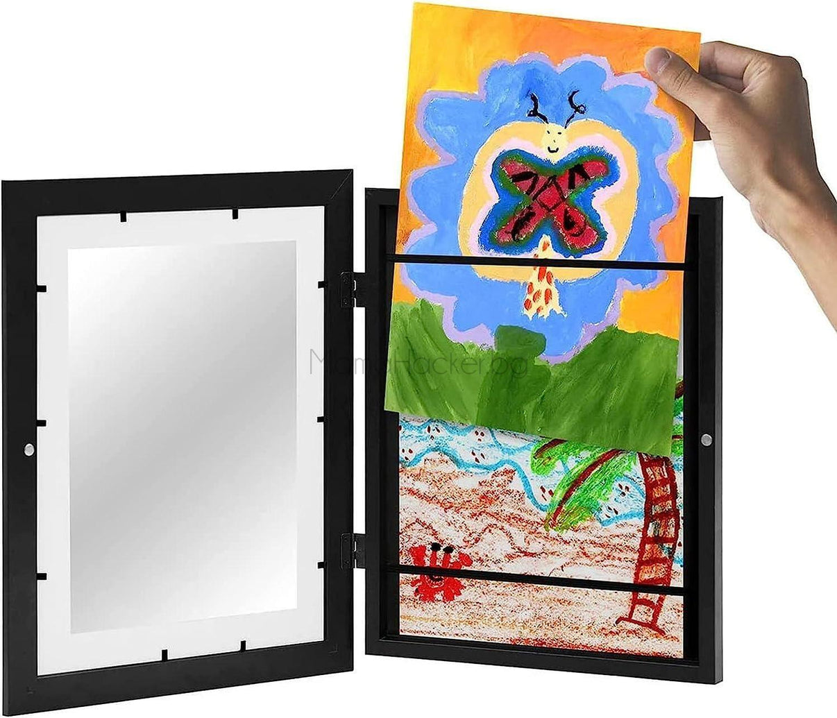 Декоративна Arty рамка за детски рисунки - запазване на спомени, декоративен аксесоар, идеален подарък, увеличава творчество, стилен домашен декор | Поръчай от MamaHacker.bg