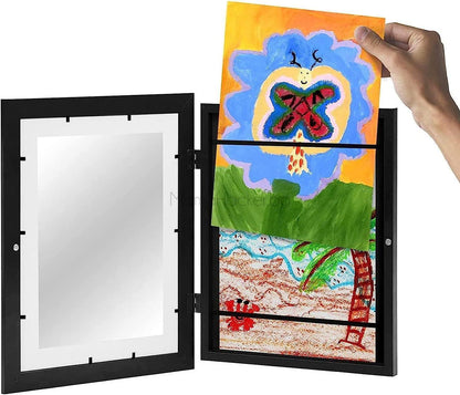 Декоративна Arty рамка за детски рисунки - запазване на спомени, декоративен аксесоар, идеален подарък, увеличава творчество, стилен домашен декор | Поръчай от MamaHacker.bg