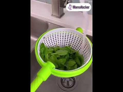 Дренажна кошница VegiSpin за измиване на зеленчуци, кухненски аксесоар, бързо сухо, евтини цени, онлайн поръчка