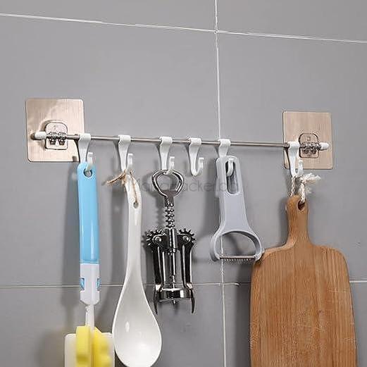 Държач за прибори ToolHanger с аксесоари за кухня; спестяване на пространство, организиране; лесно използване, евтини кухненски помощници