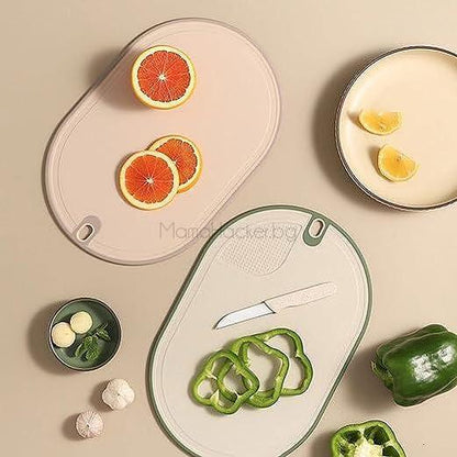 Дъска за рязане MealPrep Pro с плодове и зеленчуци, удобни кухненски аксесоари за готвене, безопасни и иновативни решения | Поръчай от MamaHacker.bg