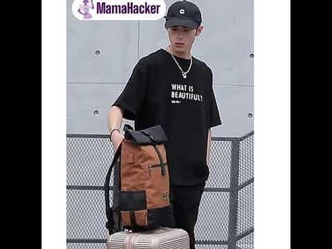 Млад мъж с ExpandBag раница, стилен туристически аксесоар, удобен и функционален, идеален за пътуване и приключения.| Поръчай от MamaHacker.bg