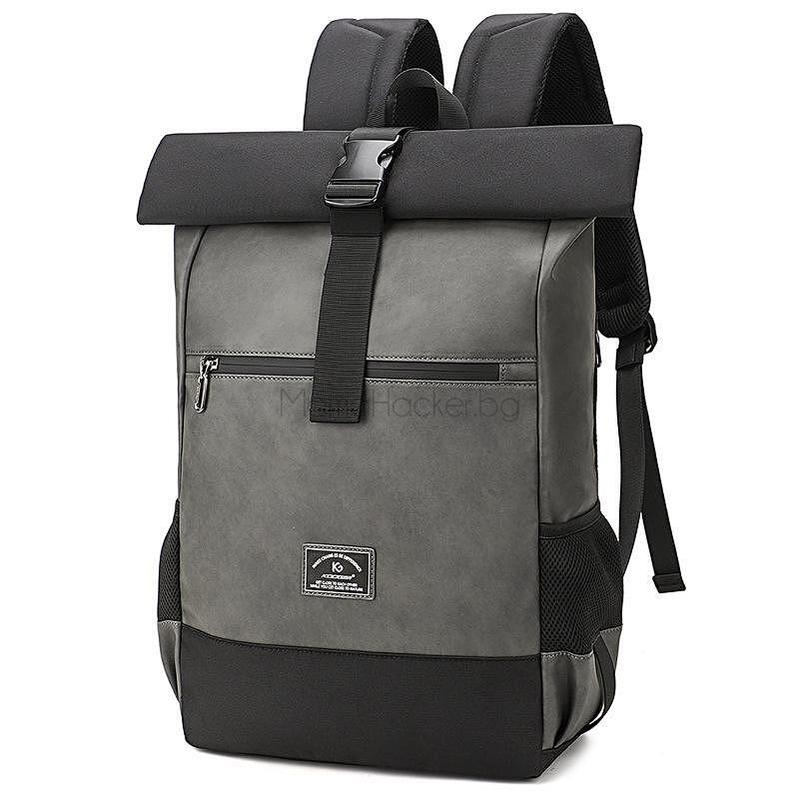 ExpandBag - уголемяваща се раница, удобна и функционална, идеална за активни туристи и студенти, пътуване, стил и комфорт.