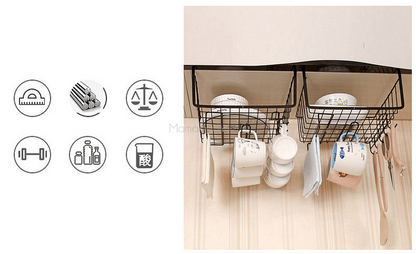 Функционална поставка Shelf Saver за шкафове, удобна организация на кухненски аксесоари и съдове | Поръчай от MamaHacker.bg