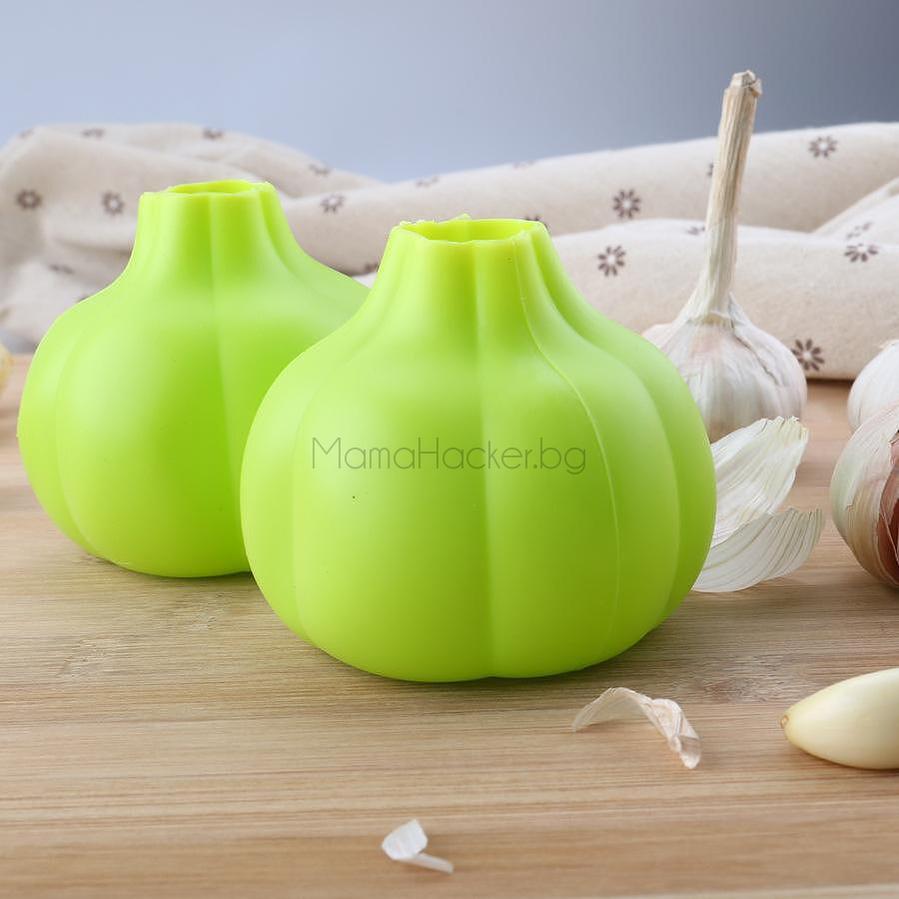 GarlicEase Силиконова белачка за чесън – удобство и лесно готвене, кухненски аксесоар на ниски цени, устойчив материал