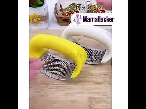 GarlicMaster - Преса за чесън за лесно готвене, кухненски аксесоари на ниски цени, удобство при пресоване, онлайн покупки, бърза доставка | Поръчай от MamaHacker.bg