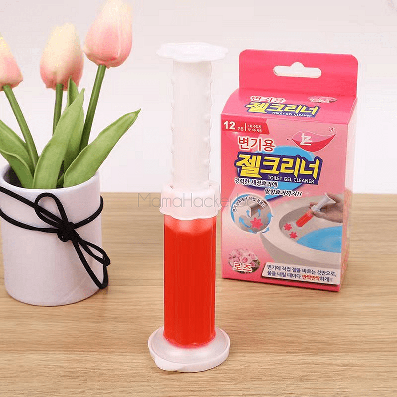 Гел Clean Blossom за почистване на тоалетни - иновативен продукт с уникален аромат, онлайн цена, евтини аксесоари, бърза доставка!