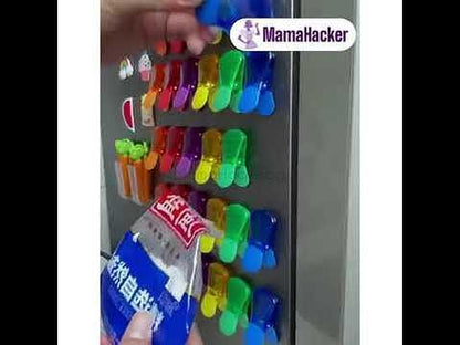MagnetClip магнитни закачалки на хладилник в различни цветове, практични организатори за кухня, стилни аксесоари за дом, евтини кухненски помощници, онлайн пазаруване