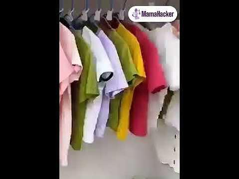 HangerPro – Организация на дрехи с 6 конектора, спестяване на място, перфектен за гардероб, многофункционален аксесоар, практично решение.