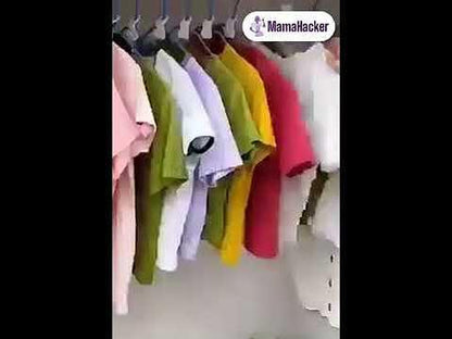 HangerPro – Организация на дрехи с 6 конектора, спестяване на място, перфектен за гардероб, многофункционален аксесоар, практично решение.