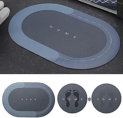 HydroDry Mat - водоабсорбираща подложка за баня, удобна, комфортна, иновативен дизайн, абсорбция на вода.