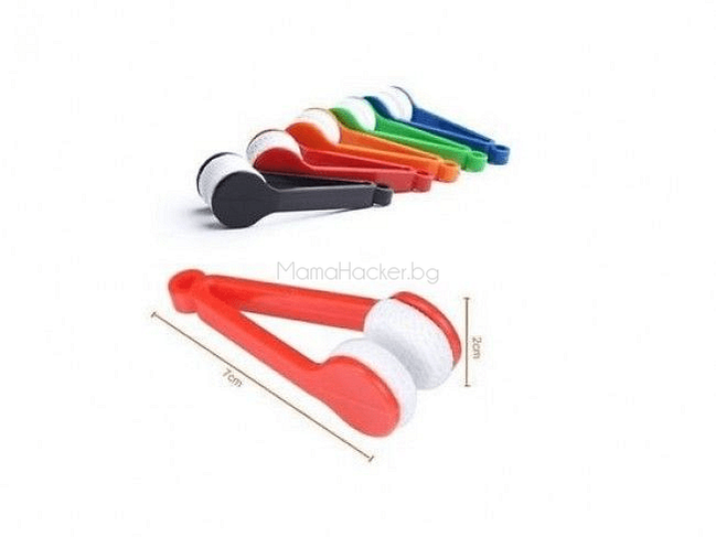 Инструмент VisionWipe за почистване на очила, компактен и лек, идеален за всекидневна употреба, аксесоари за очила, практични решения | Поръчай от MamaHacker.bg