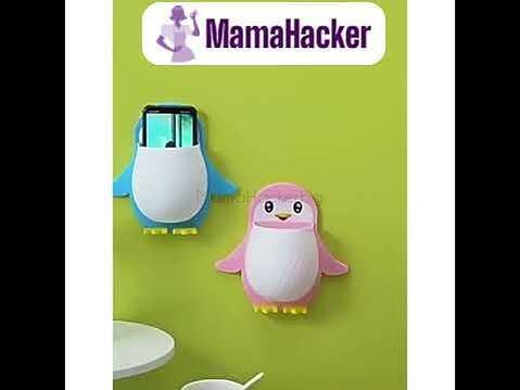 Креативна самозалепваща кутия за съхранение PenguinPocket. Органайзери за дома, уют, практични решения, компактни аксесоари, стилни продукти за кухня.