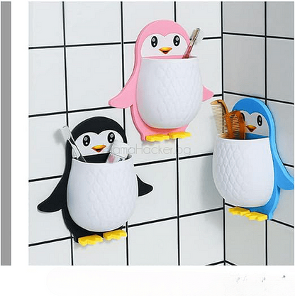 Креативни самозалепващи кутии за съхранение PenguinPocket в различни цветове, удобни органайзери за баня и кухня, стилни и функционални