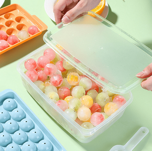 Кутия IceBalls с кръгли ледени кубчета, свежи напитки, кухненски аксесоари, удобство, ниски цени | Поръчай от MamaHacker.bg