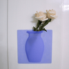 Лепкава ваза StickyVase с цветя, иновативен декор за дома, стилна и практична, кухненски аксесоари, идеи за подарък.