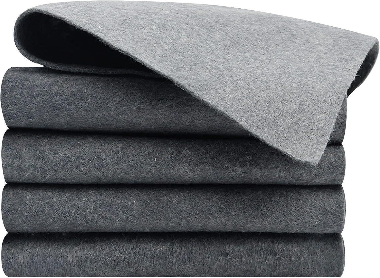 Микрофибърни кърпи SuperTowel в сиво, идеални за чистене, абсорбиращи, многофункционални, качествени кухненски аксесоари, безопасни за деца.