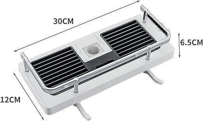 Мултифункционален BathShelf за душове - размери 30x12 см, удобен органайзер, здрав ABS материал, идеален аксесоар за баня.