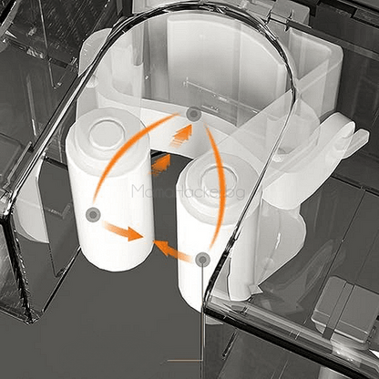 Детайл от мултифункционален органайзер HomeHelper с уникален дизайн за лесно съхранение и организация в дома