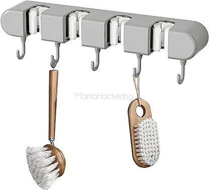 Мултифункционален домашен органайзер с 4 куки за кухня, баня и инструменти; практични аксесоари за съхранение на ниски цени | Поръчай от MamaHacker.bg