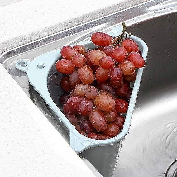 Мултифункционален DrainMaster - цедка за храна в мивка с грозде, идеална за съхранение, кухня и организация на малки предмети.