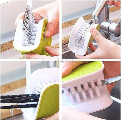Мултифункционална четка SparkleBrush за безопасно и лесно чистене на кухненски прибори, удобен и ефективен помощник.