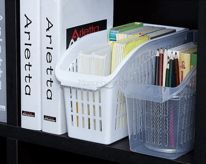 Мултифункционална кошница StorageBasket, организиране на офис принадлежности, стилен дизайн, ефективно съхранение, евтини аксесоари | Поръчай от MamaHacker.bg