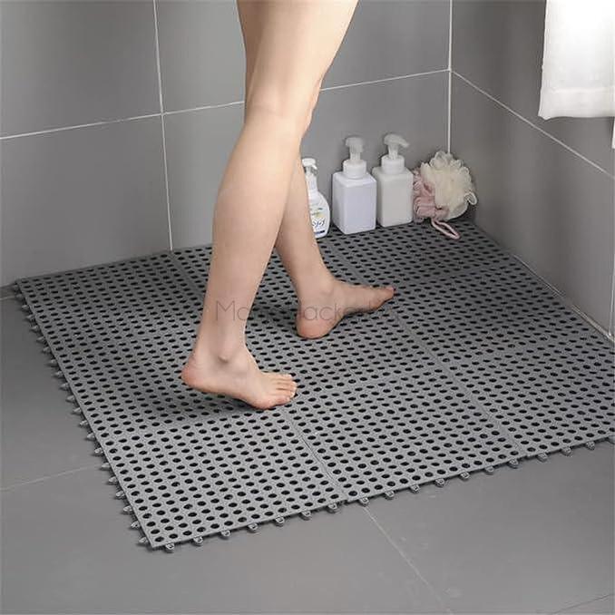 Нехлъзгаща се подложка SlipStop Mat за безопасен душ - устойчив PVC, идеална за баня, комфорт и надеждност, размер 30х30 см.