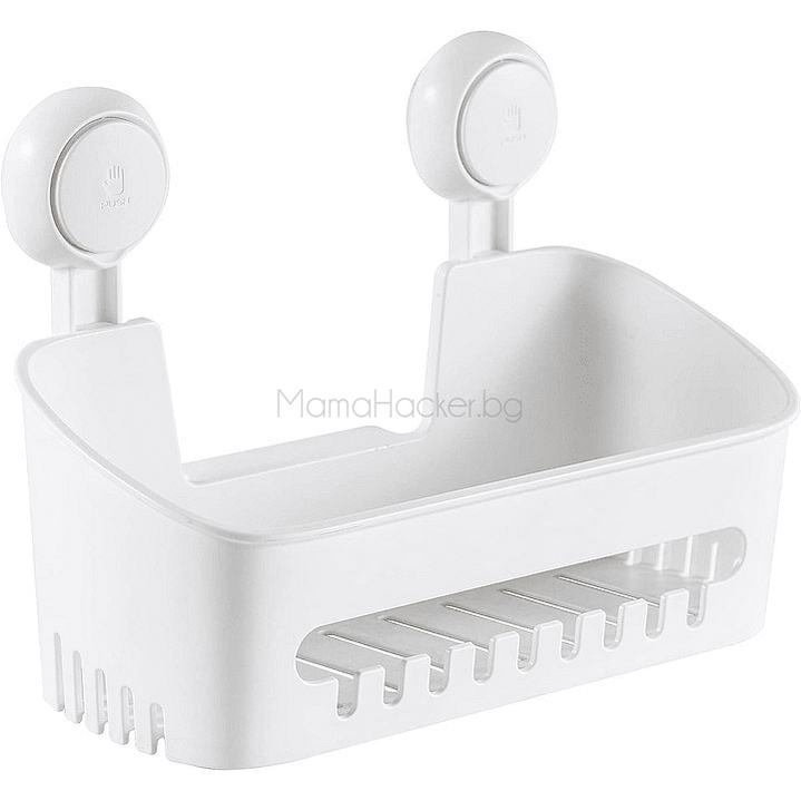 Органайзер SuctionRack за душ - практично решение за баня, лесен монтаж, компактно съхранение, аксесоари на ниски цени, онлайн пазаруване.