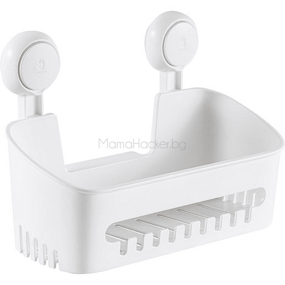 Органайзер SuctionRack за душ - практично решение за баня, лесен монтаж, компактно съхранение, аксесоари на ниски цени, онлайн пазаруване.