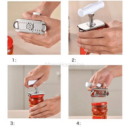 Отварачка Twisty за буркани на винт - лесно отваряне, удобство, кухненски аксесоари, без усилия, помощници за готвене