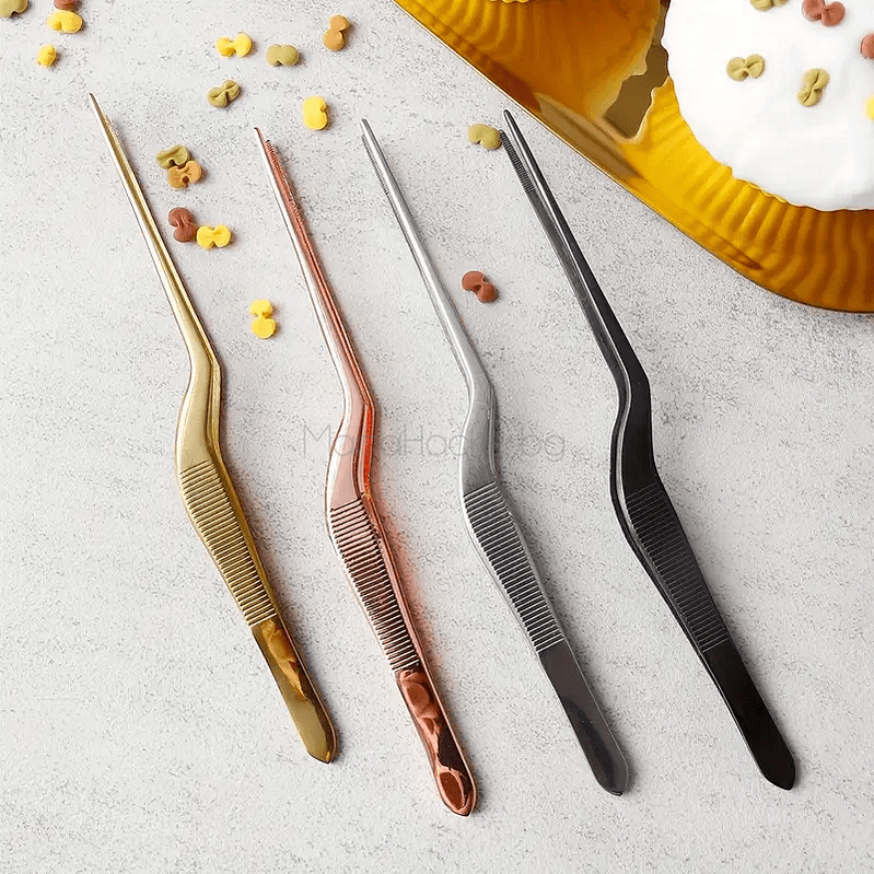 Пинцета CakePrecise в различни цветове за декорация на сладки, кухненски аксесоари, професионално декориране, подаръци за готвачи, онлайн магазин