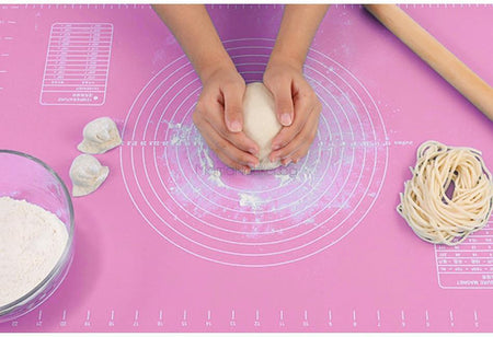 Силиконова подложка за месене с тесто, удобна и лесна за почистване, аксесоари за готвене, практичен помощник в кухнята.